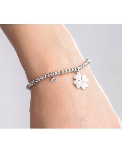 Pulsera Acero trébol Lotus Style