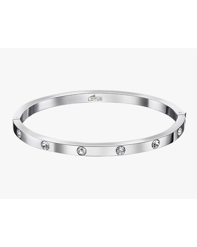 Pulsera media caña  acero