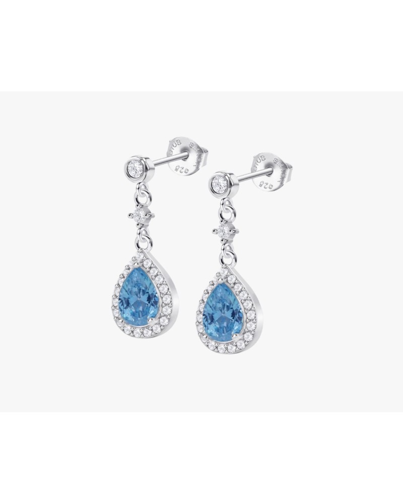 Pendientes plata de ley con movimiento