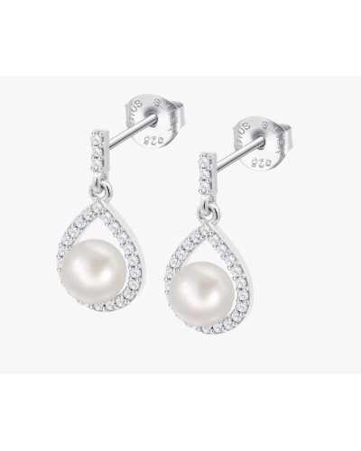 Pendientes Perlas plata de ley