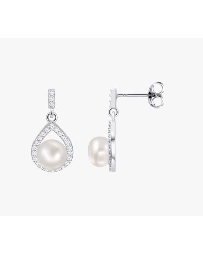 Pendientes Perlas plata de ley