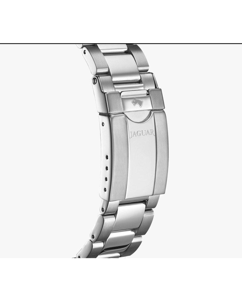 Reloj jaguar metal esfera negra