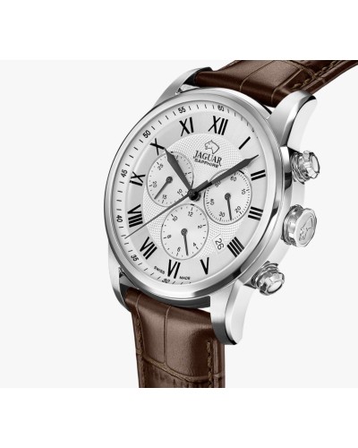 Reloj Jaguar cronógrafo correa marron
