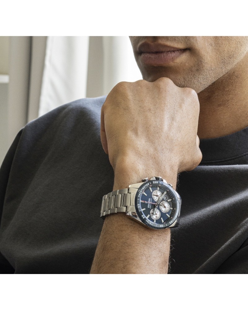 Reloj festina cronógrafo azul