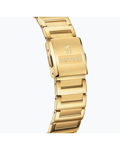 Reloj festina dorado rectangular tendencia