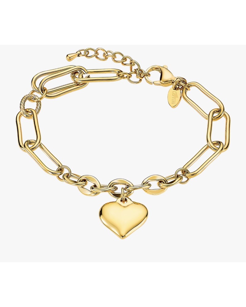 Pulsera Lotus style corazon