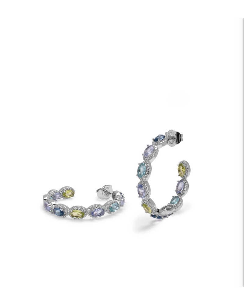 Aris azules plata de ley