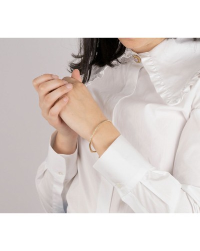 Pulsera Media Caña dorada