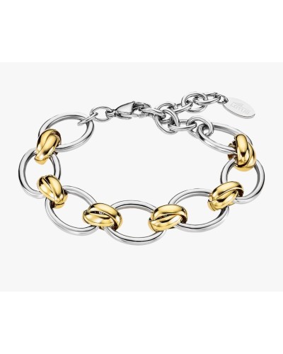 Pulsera acero bicolor