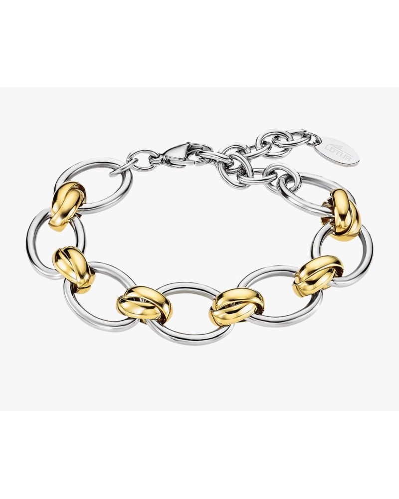 Pulsera acero bicolor