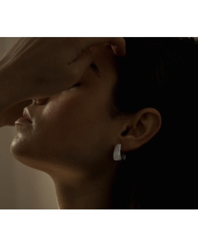 Pendientes plata de ley