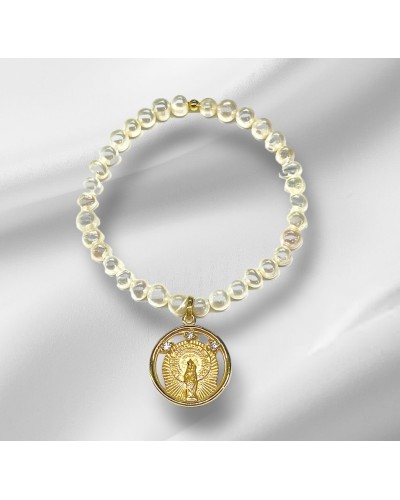 Pulseras Perlas Virgen del Pilar