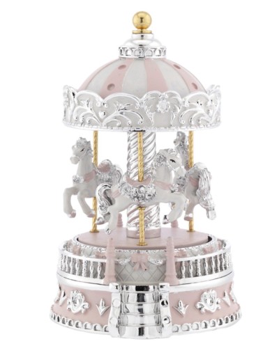Carrousel musical rosa