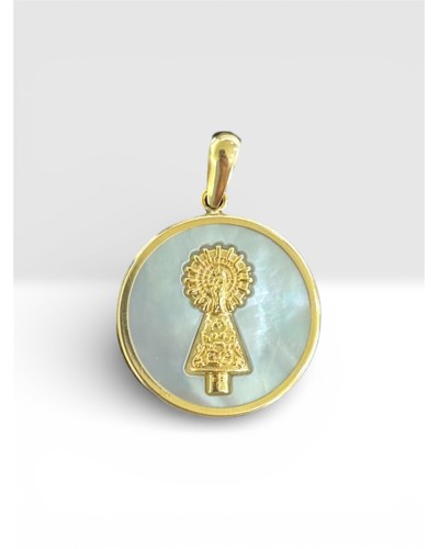 Medalla Nácar Virgen del Pilar