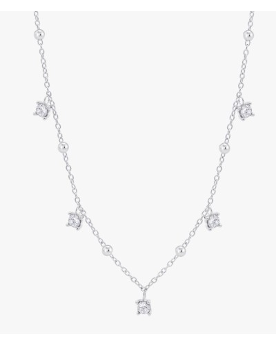 Collar Cubitos Plata de ley