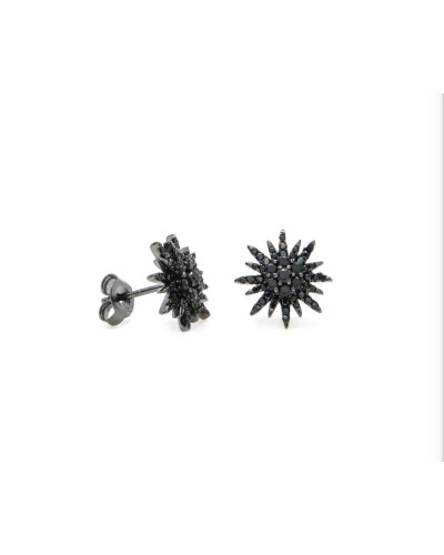 Pendientes solar negro