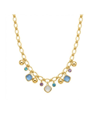 Collar Mankao by Luxenter, collar dorado