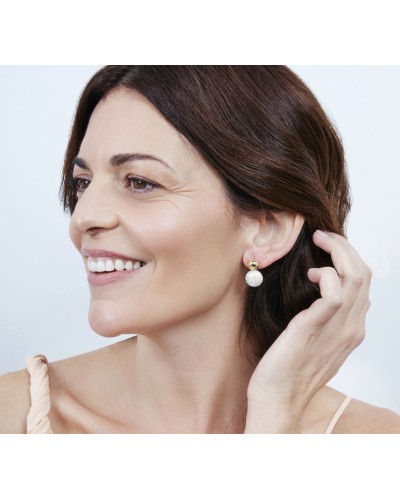 Pendientes metal dorado luxenter