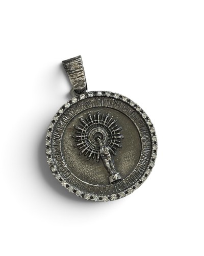 Medalla virgen del Pilar plata de ley