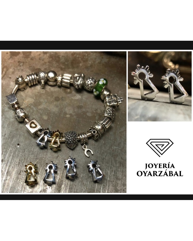 Charm Virgen del Pilar plata de ley