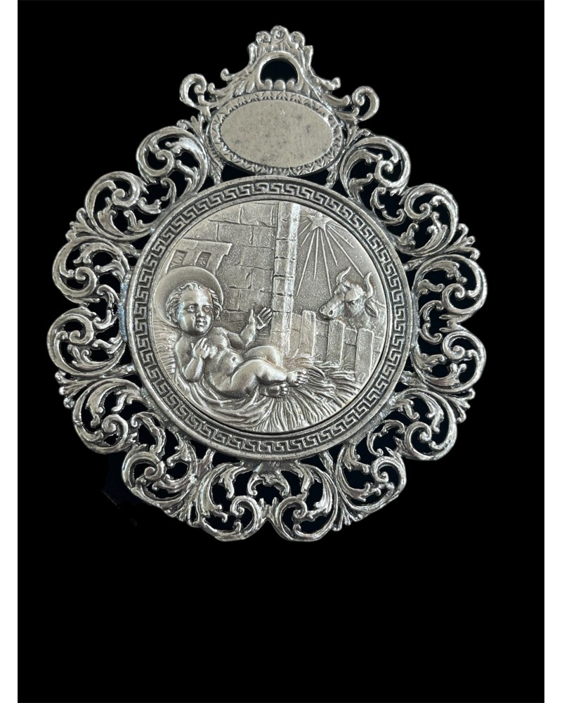 Medalla de cuna Niño en pajas