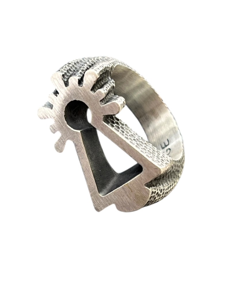 Anillo Virgen del Pilar Plata de ley