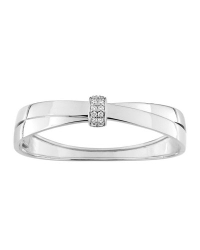 Pulsera Media caña en plata de ley