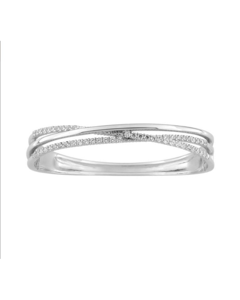 Pulsera Media Caña en plata de ley