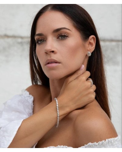 Pulsera Riviere Redonda plata